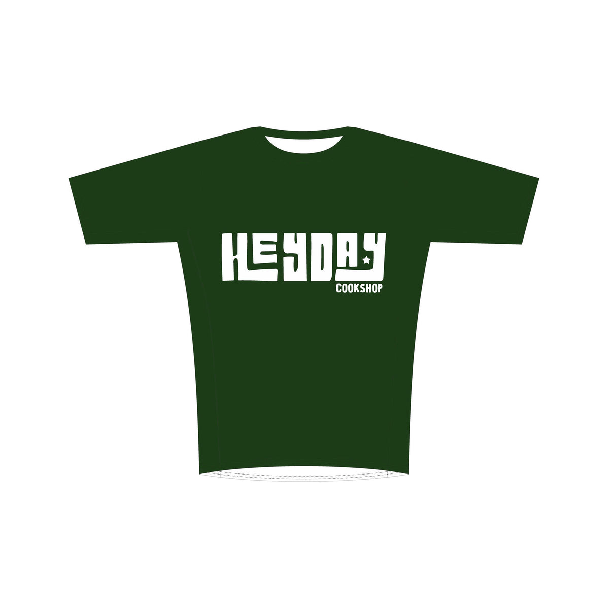 HD'26 - Sicilia Short Sleeve Running Jersey Green. Men