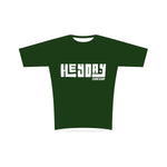 HD'26 - Sicilia Short Sleeve Running Jersey Green. Men