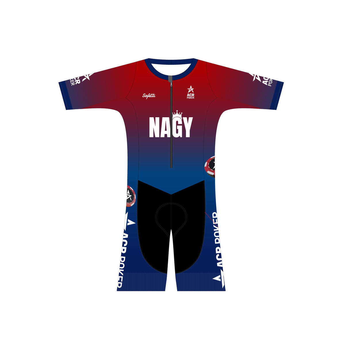 Nagy'26 - Kona Performance Short Sleeve Triathlon Skinsuit. Women