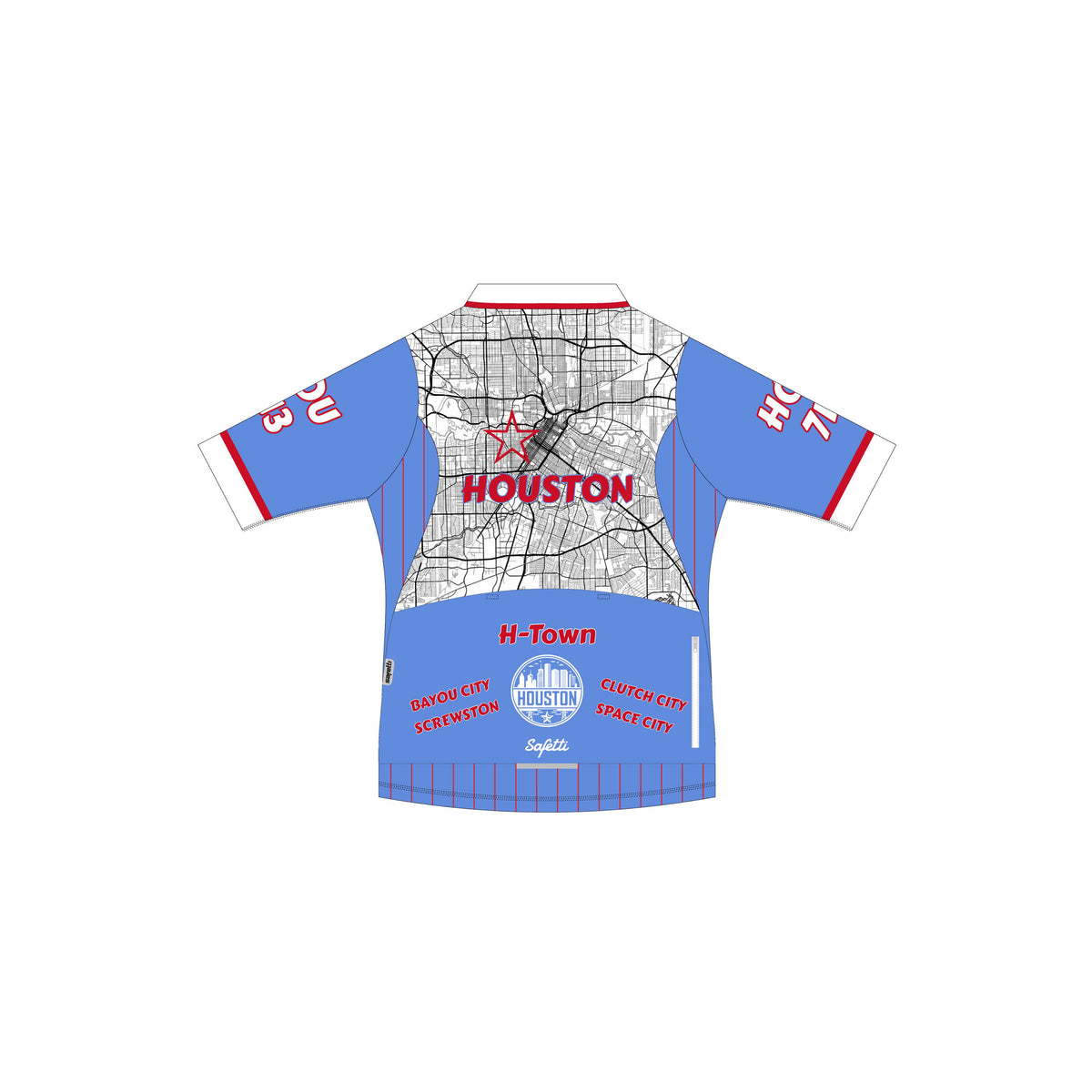 Houston'26 - Leggero Short Sleeve Cycling Jersey. Women