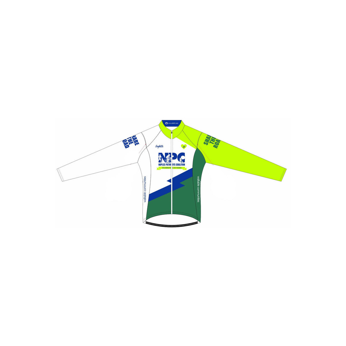 NPC'25 - Skin Light Long Sleeve Cycling Jersey. Women