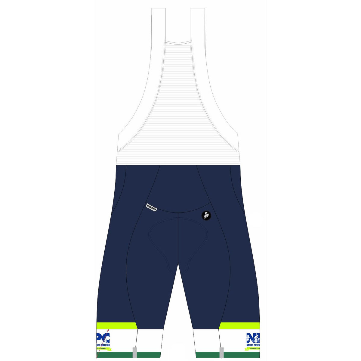 NPC'25 - Treviso Higher Rise Cycling Bib Shorts. Men