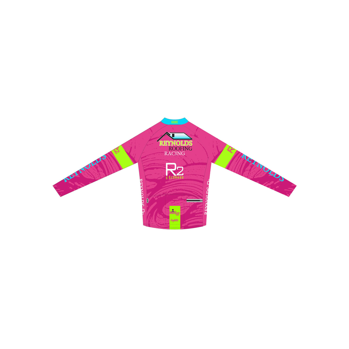 RR'25-2 - Thermal Cycling Long Sleeve Jersey Pink. Men