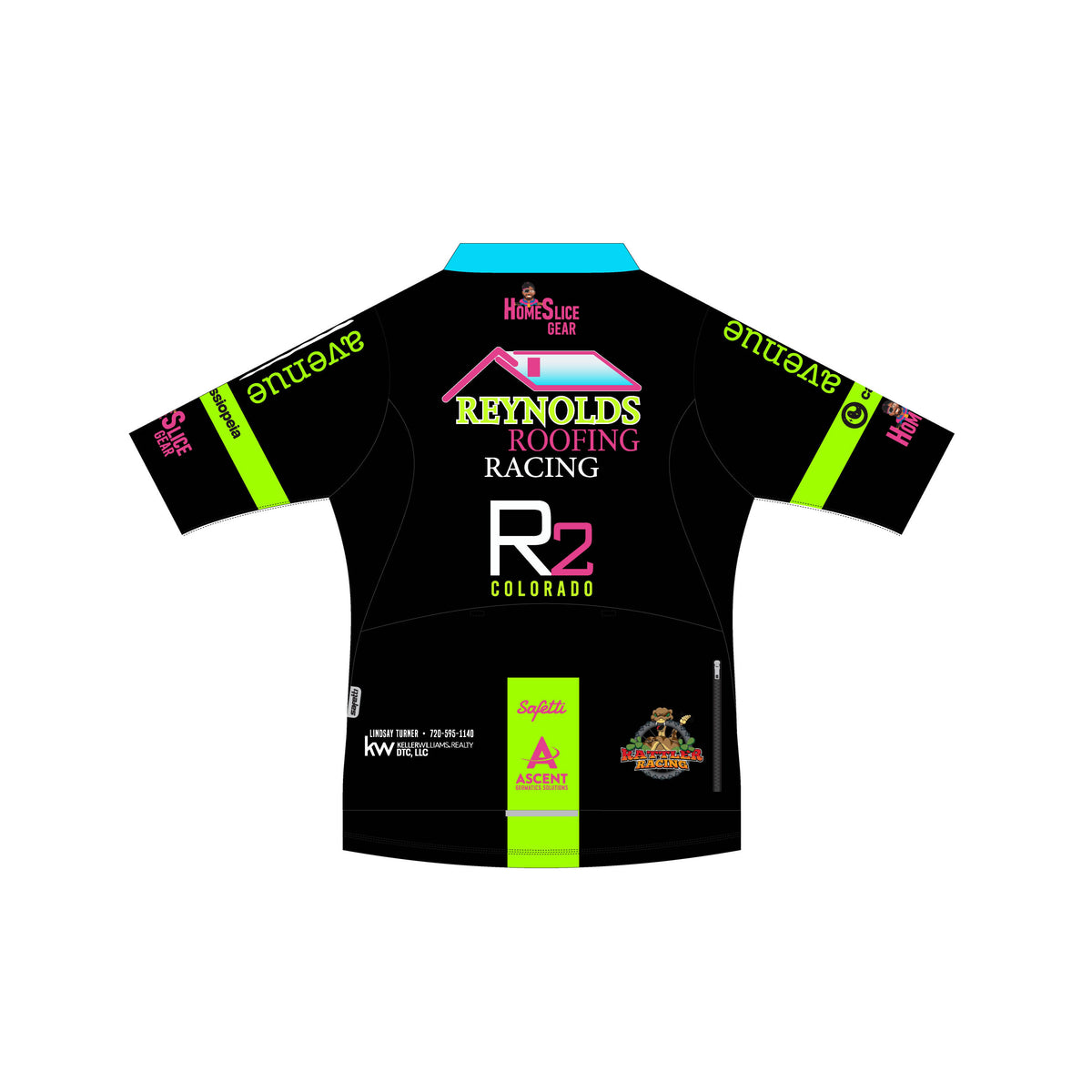 RR'25-2 - Leggero Short Sleeve Cycling Jersey Black. Men