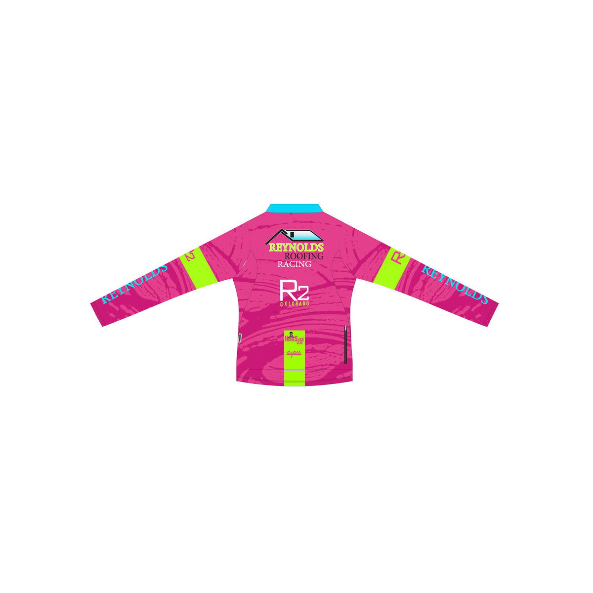 RR'25-2 - Leggero Long Sleeve Cycling Jersey Pink. Women