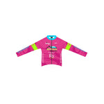RR'25-2 - Leggero Long Sleeve Cycling Jersey Pink. Women