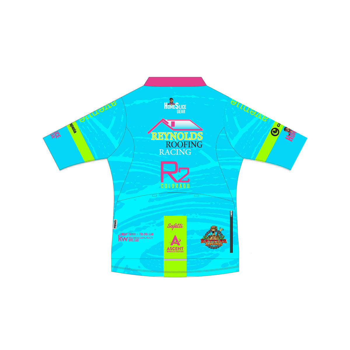 RR'25-2 - Leggero Short Sleeve Cycling Jersey Blue. Men