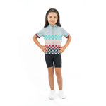 Pre-order Star - Squares - Cycling Jersey. Junior