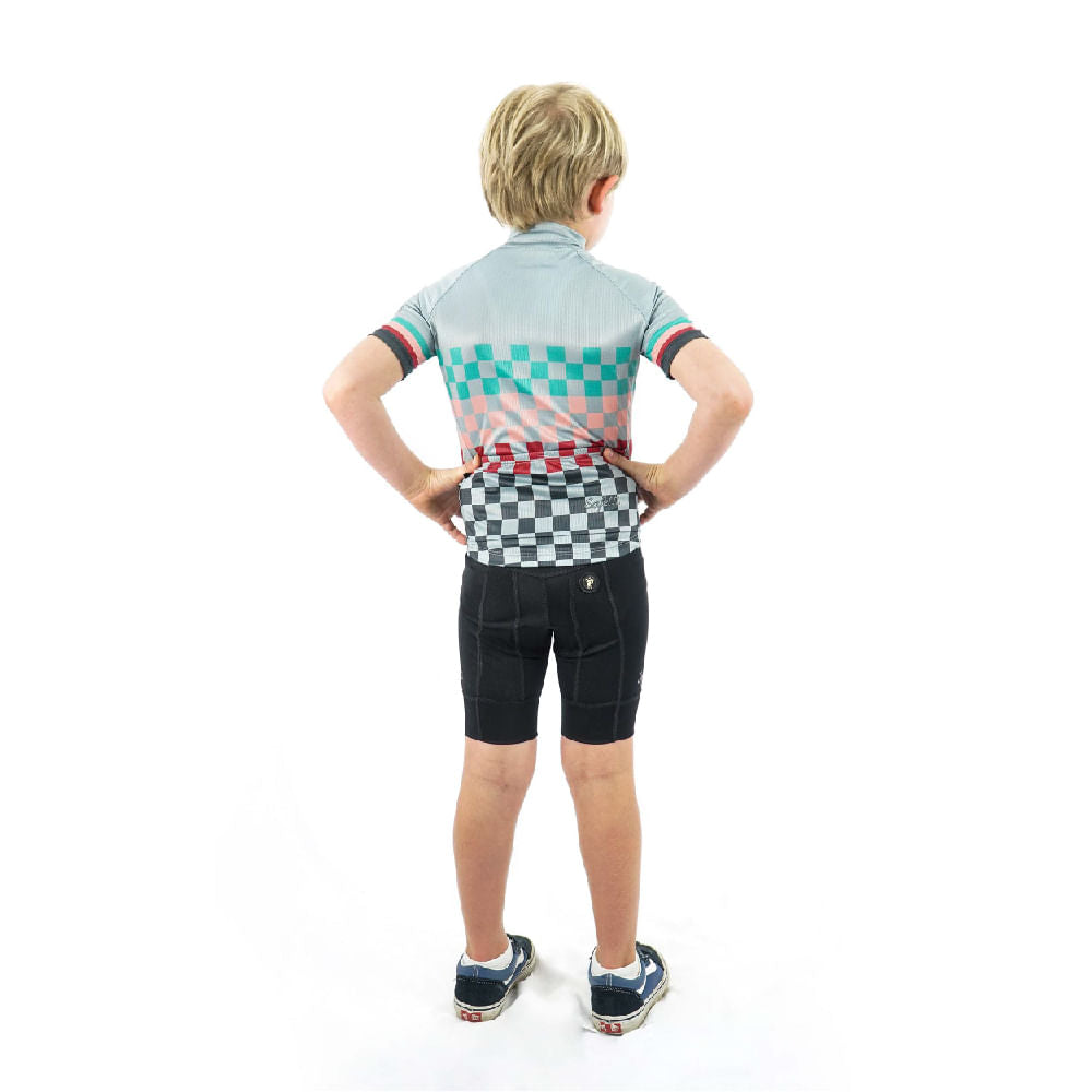 Pre-order Star - Squares - Cycling Jersey. Junior