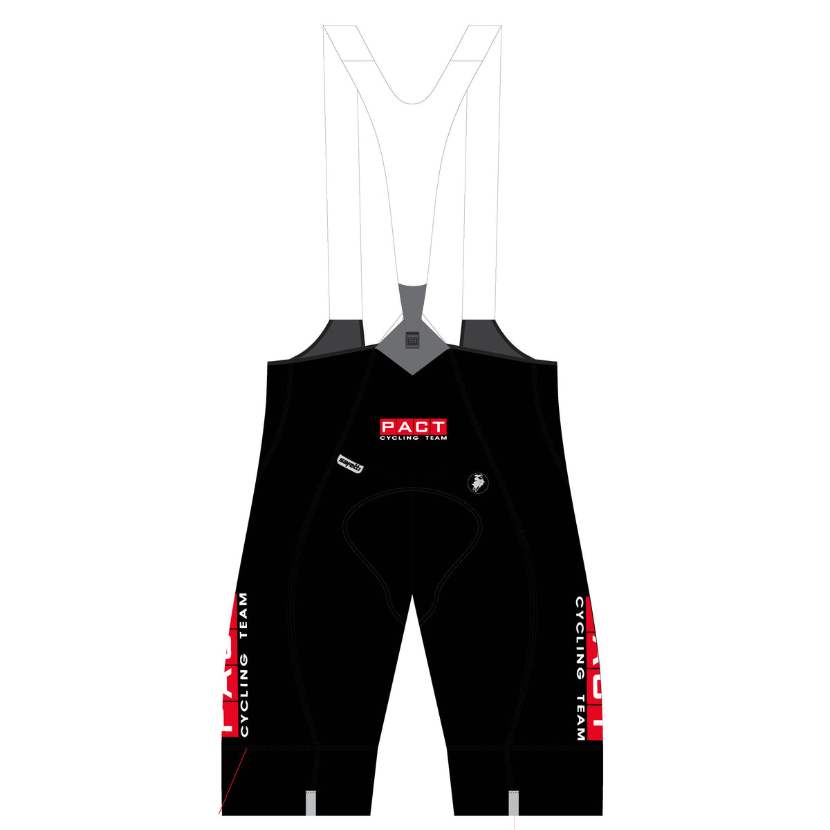 PACT - Cycling Bartali Bib Short. Women