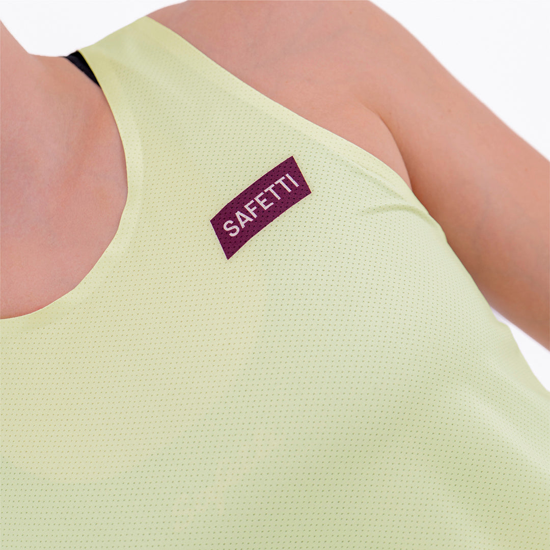 LEVIT YELLOW WOMEN’S RUNNING TANK TOP