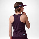 04958H Levit Sleeveless Running Jersey PLUM