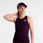 04958H Levit Sleeveless Running Jersey PLUM