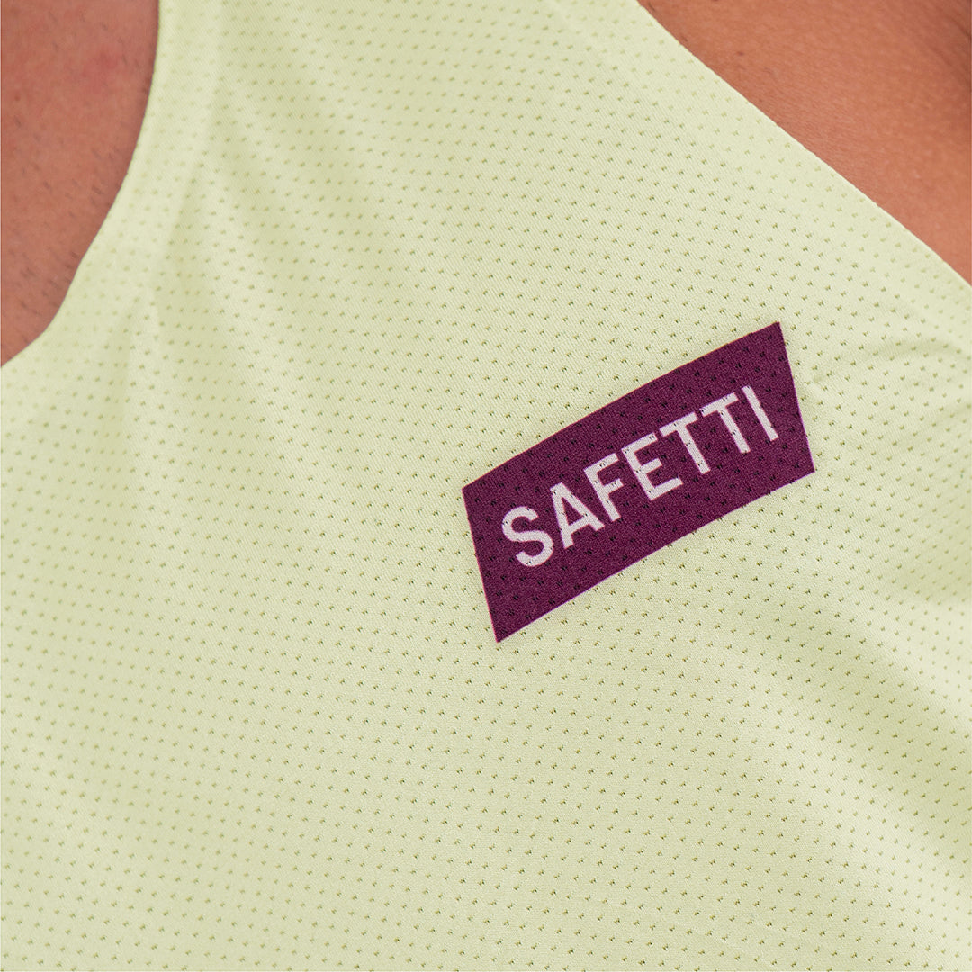 LEVIT YELLOW MEN’S RUNNING TANK TOP