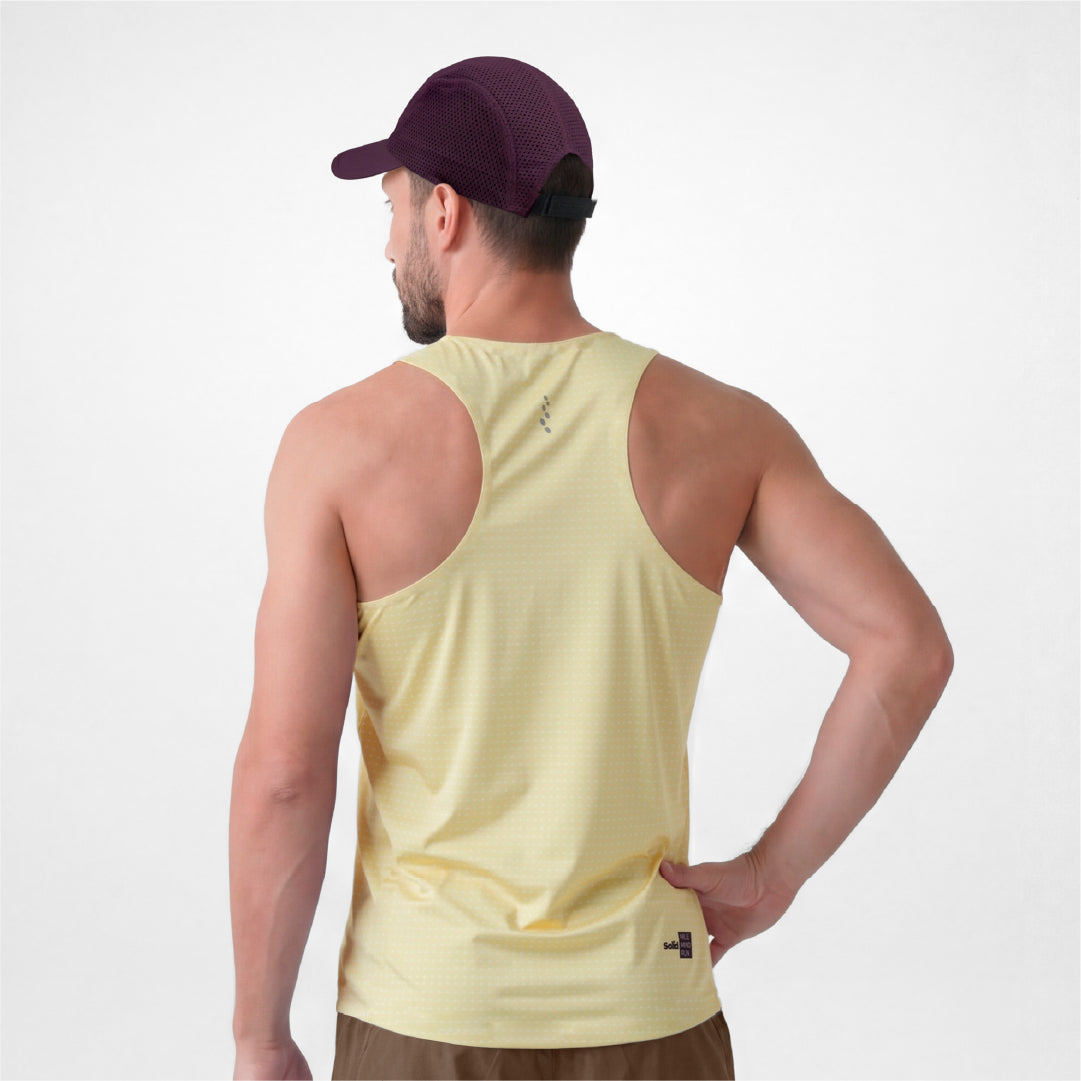 04959H Levit Sleeveless Running Jersey YELLOW