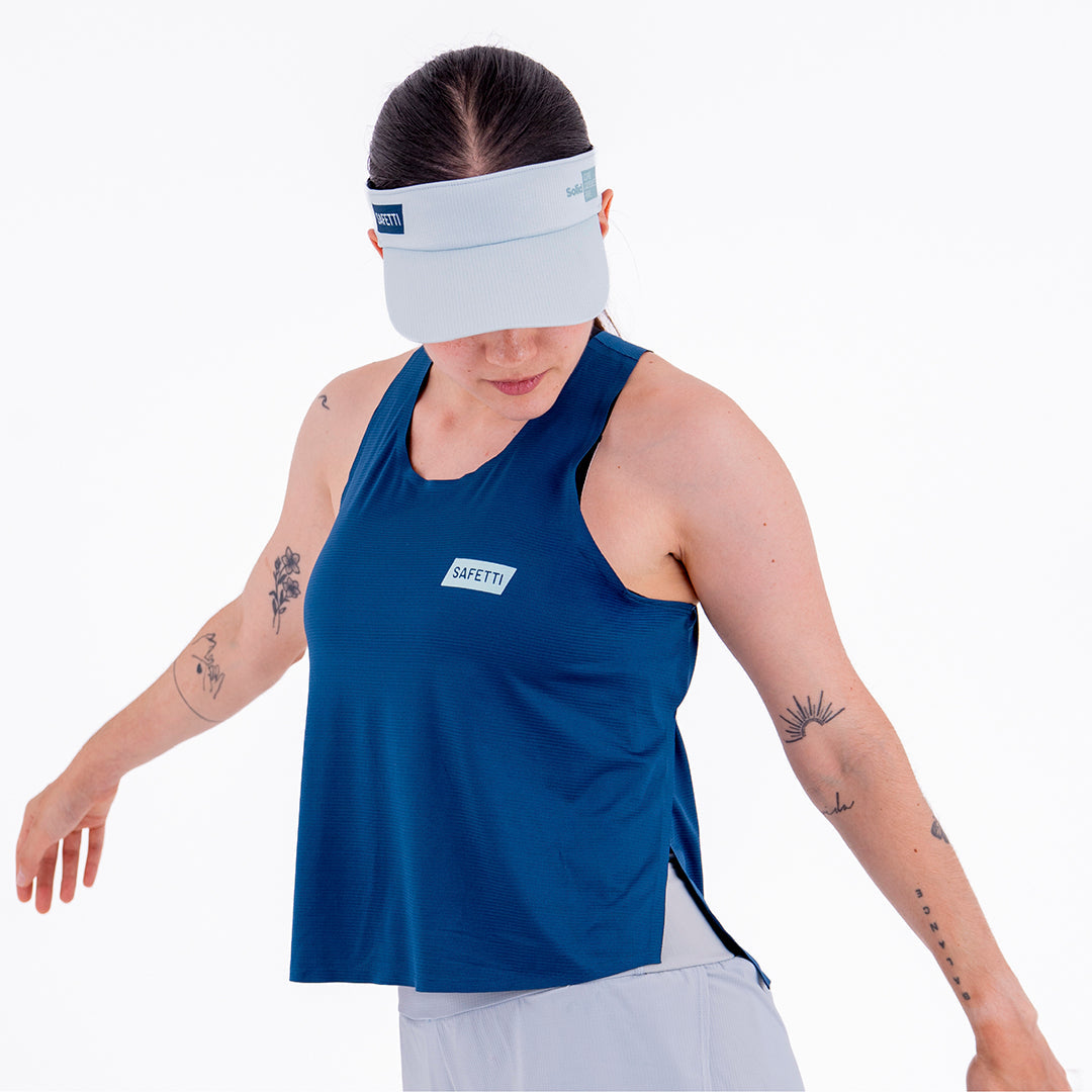 LEVIT DARK BLUE WOMEN’S RUNNING TANK TOP