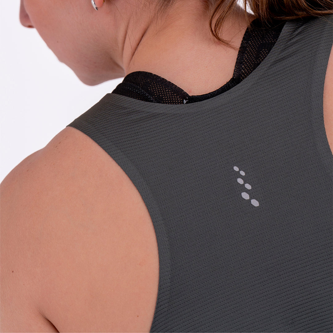 LEVIT GRAY WOMEN’S RUNNING TANK TOP