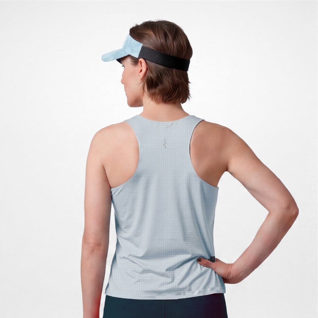 04964H Levit Sleeveless Running Jersey BLUE AURA