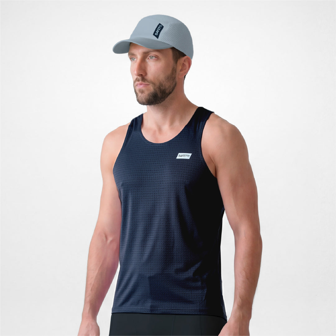 04965H Levit Sleeveless Running Jersey OCEAN