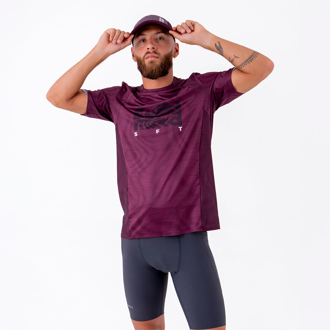 PRO 405 PLUM MEN’S RUNNING TEE
