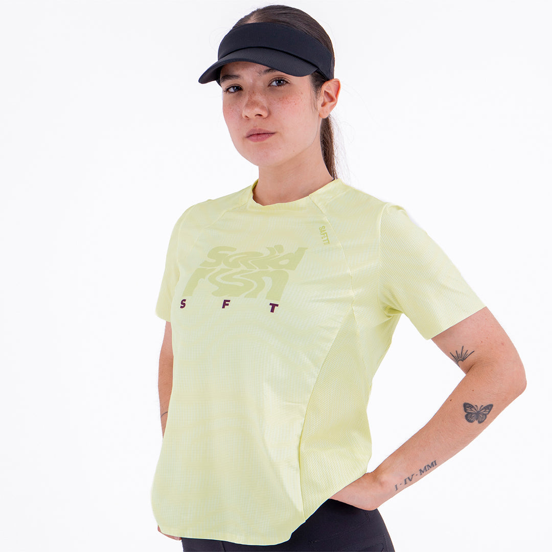 PRO 405 YELLOW WOMEN’S RUNNING TEE