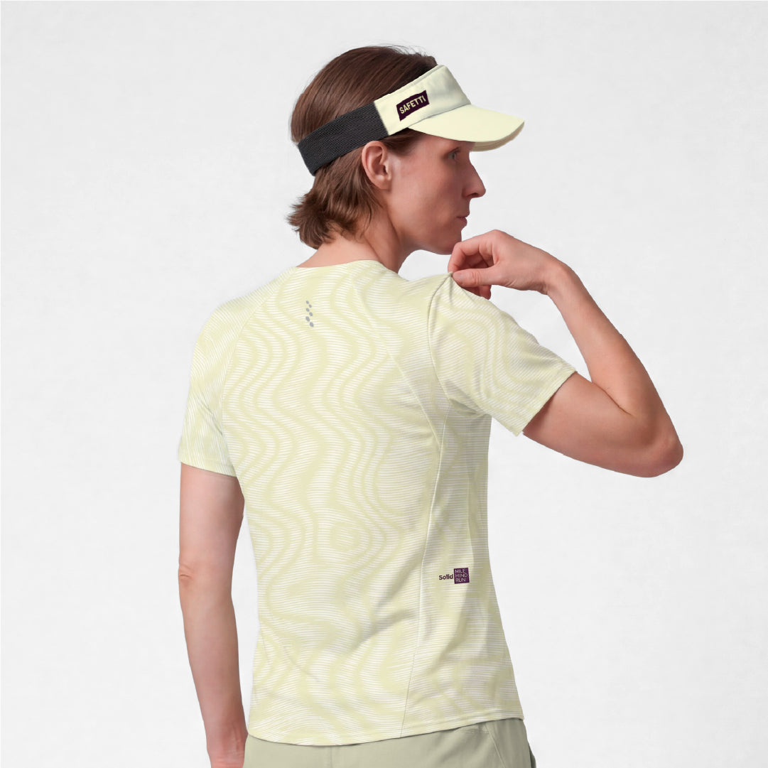 07970H PRO 405 Short Sleeve Running Jersey YELLOW