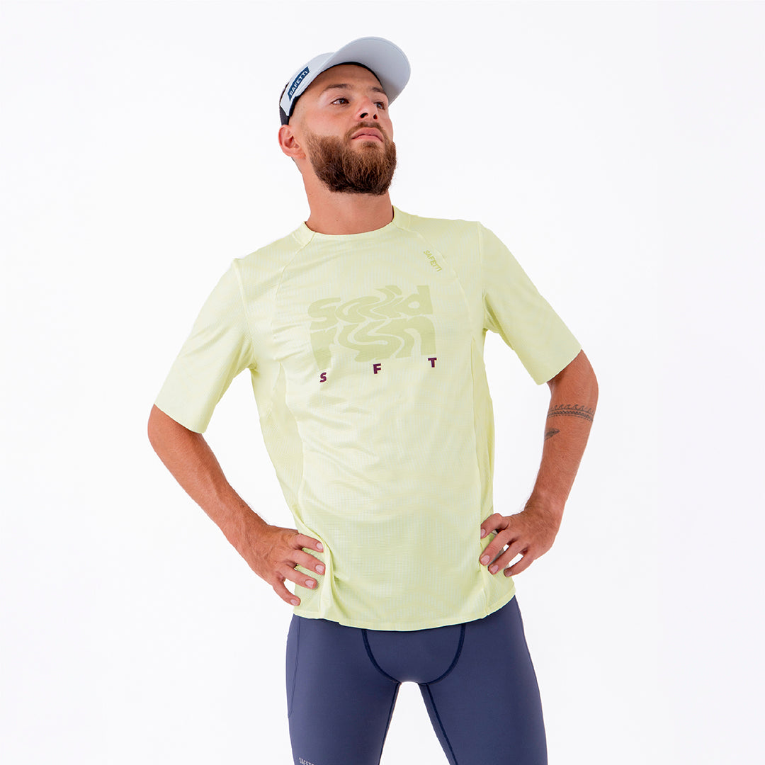 PRO 405 YELLOW MEN’S RUNNING TEE