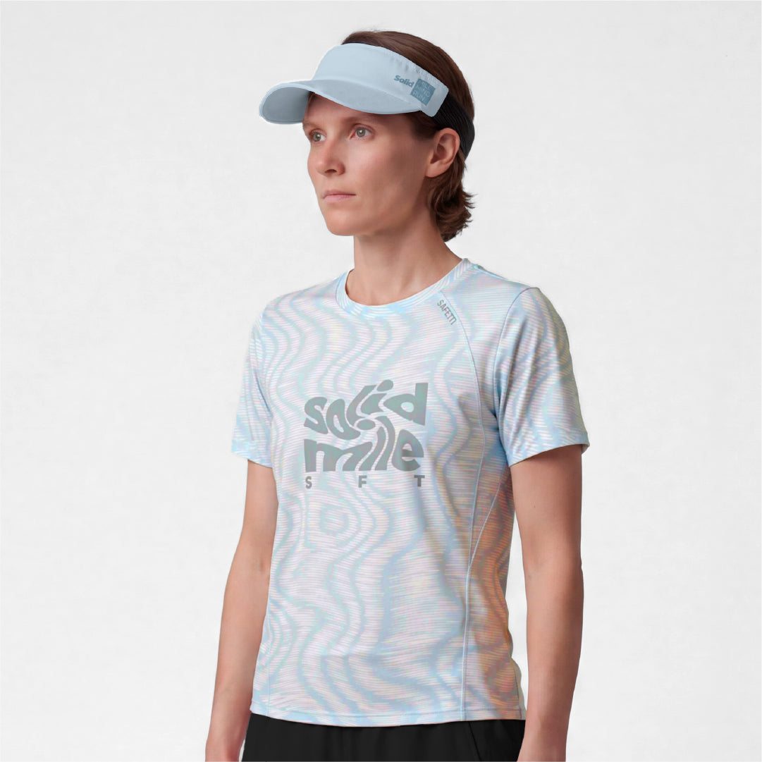 07972H PRO 405 Short Sleeve Running Jersey BLUE AURA