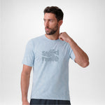 07973H PRO 405 Short Sleeve Running Jersey BLUE AURA