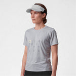 07978H PRO 405 Short Sleeve Running Jersey STONE GRAY