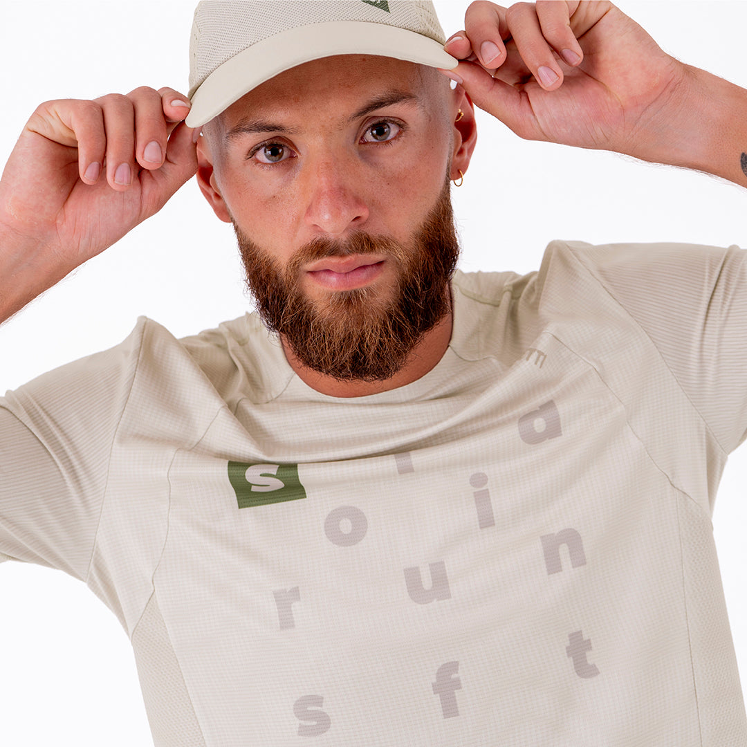 PRO 405 SAND MEN’S RUNNING TEE