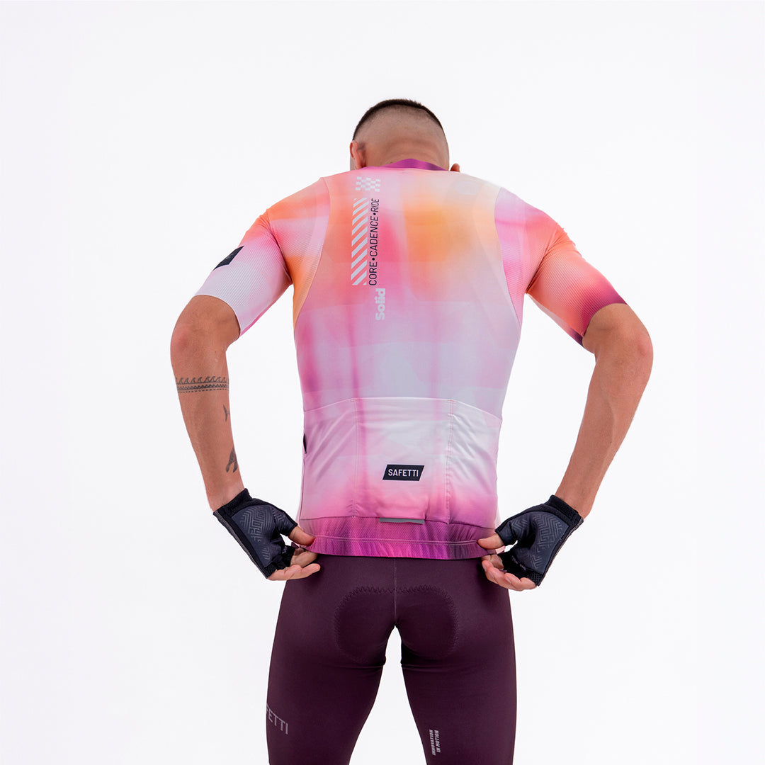 SOLID PULSE MEN’S SHORT SLEEVE CYCLING JERSEY
