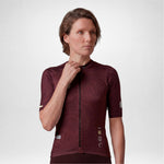 11974H Leggero Short Sleeve Cycling Jersey PLUM WINE