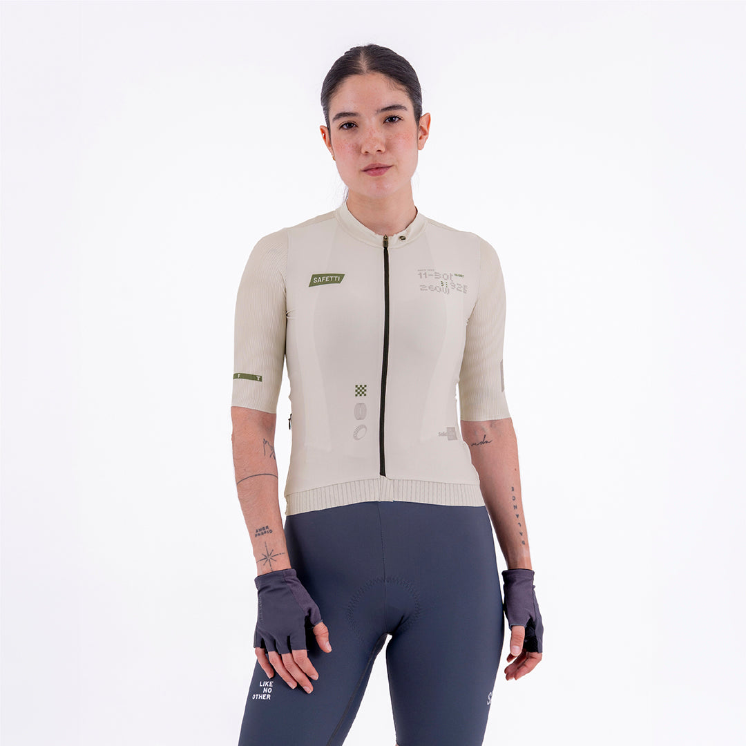 WARM SAND WOMEN’S SHORT SLEEVE CYCLING JERSEY