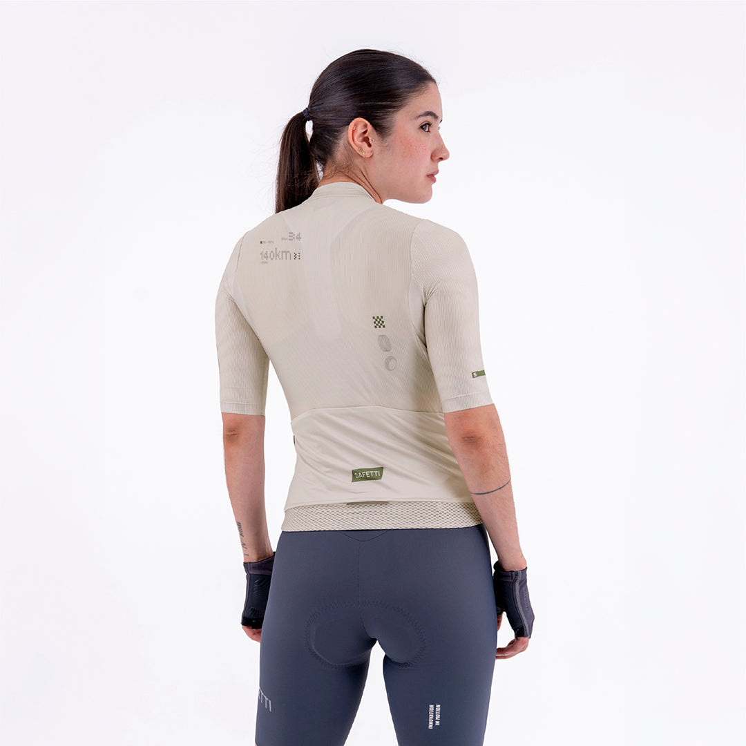 WARM SAND WOMEN’S SHORT SLEEVE CYCLING JERSEY