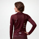 12974H Leggero Long Sleeve Cycling Jersey PLUM WINE