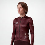 12974H Leggero Long Sleeve Cycling Jersey PLUM WINE