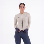 WARM SAND WOMEN’S LONG SLEEVE CYCLING JERSEY