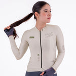 WARM SAND WOMEN’S LONG SLEEVE CYCLING JERSEY