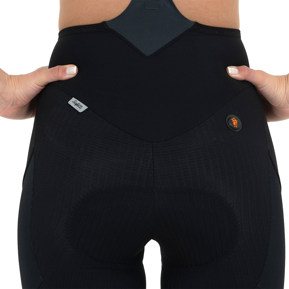 Evans Nero Cycling Bib Short. Women Safetti USA