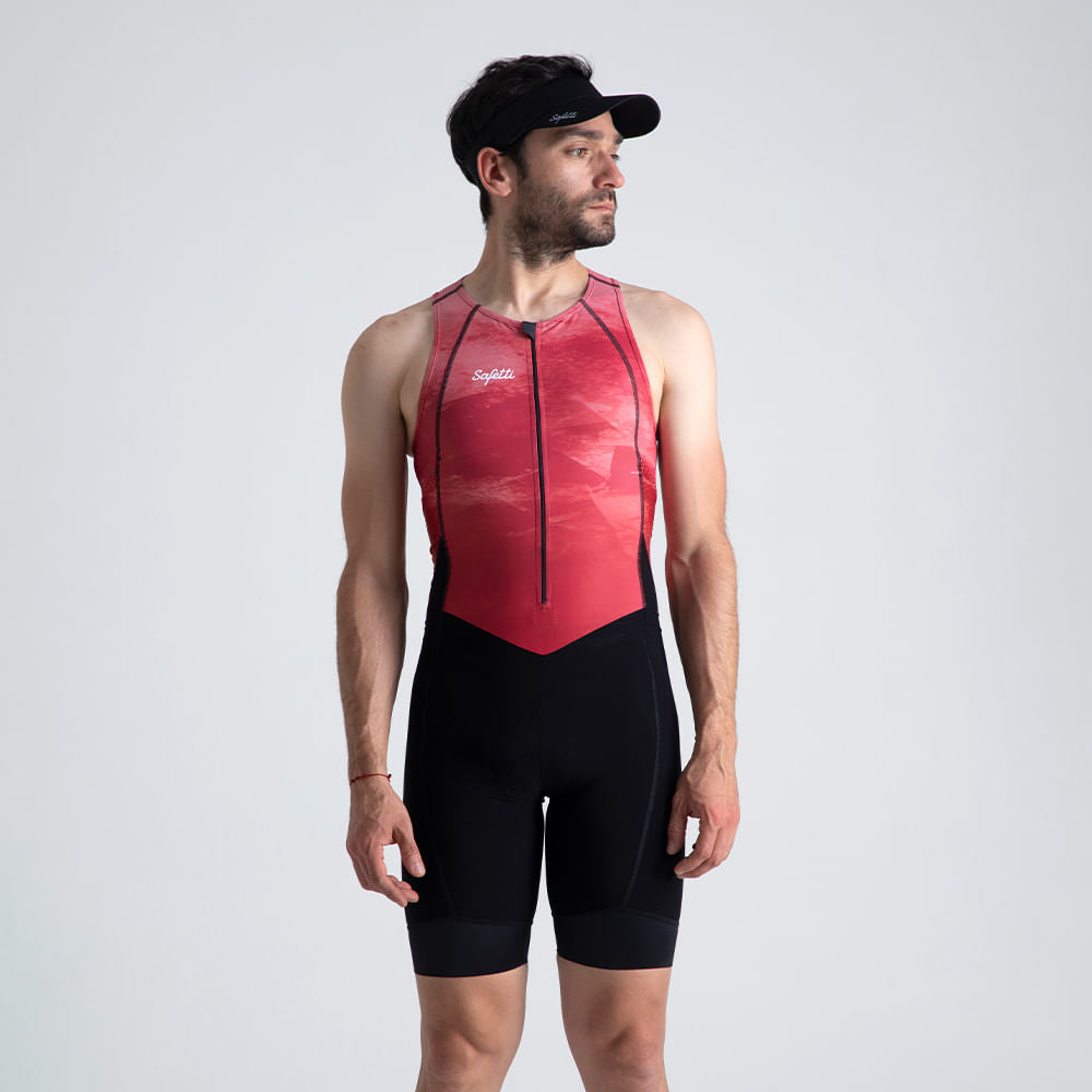 Preorder Elementare Primitivo Rojo Triathlon Skinsuit. Men