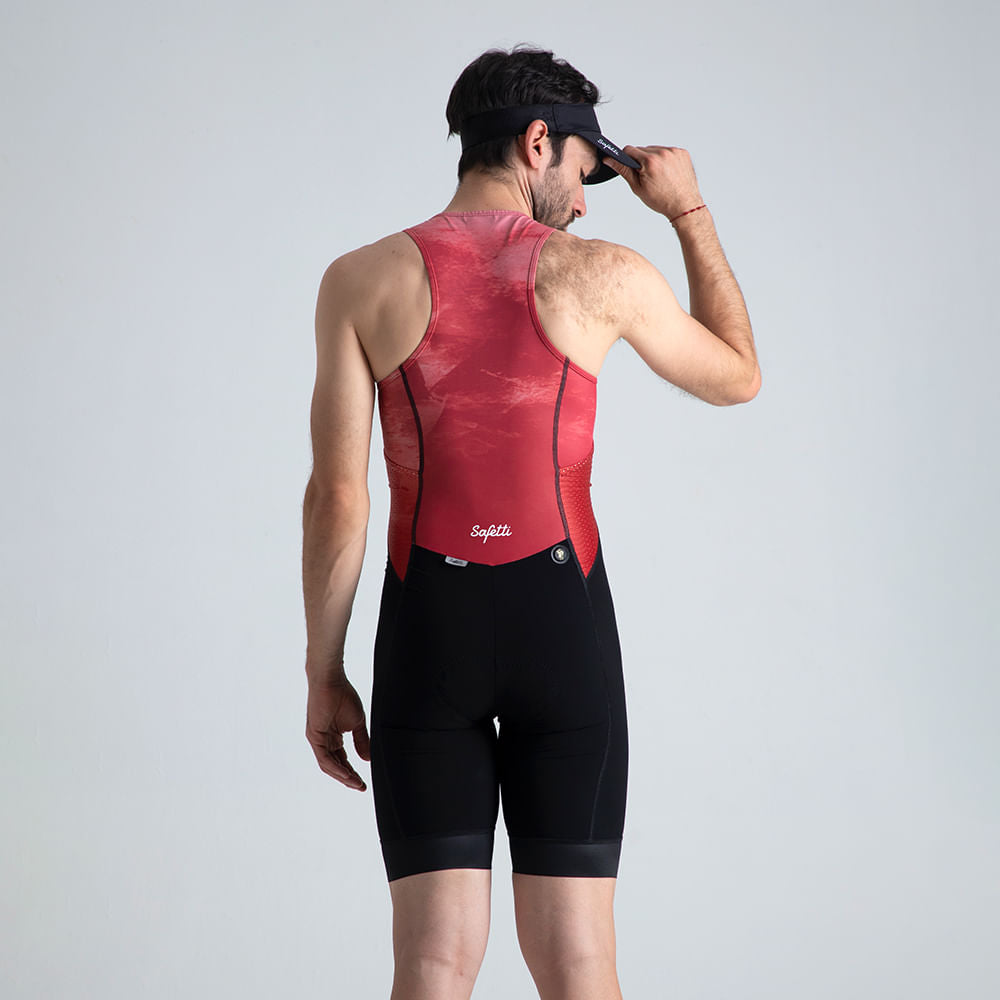 Pre-order - Elementare - Primitivo Rojo - Triathlon Skinsuit. Men