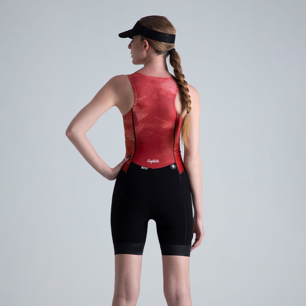 Pre-order - Elementare - Primitivo Rojo - Triathlon Skinsuit. Women