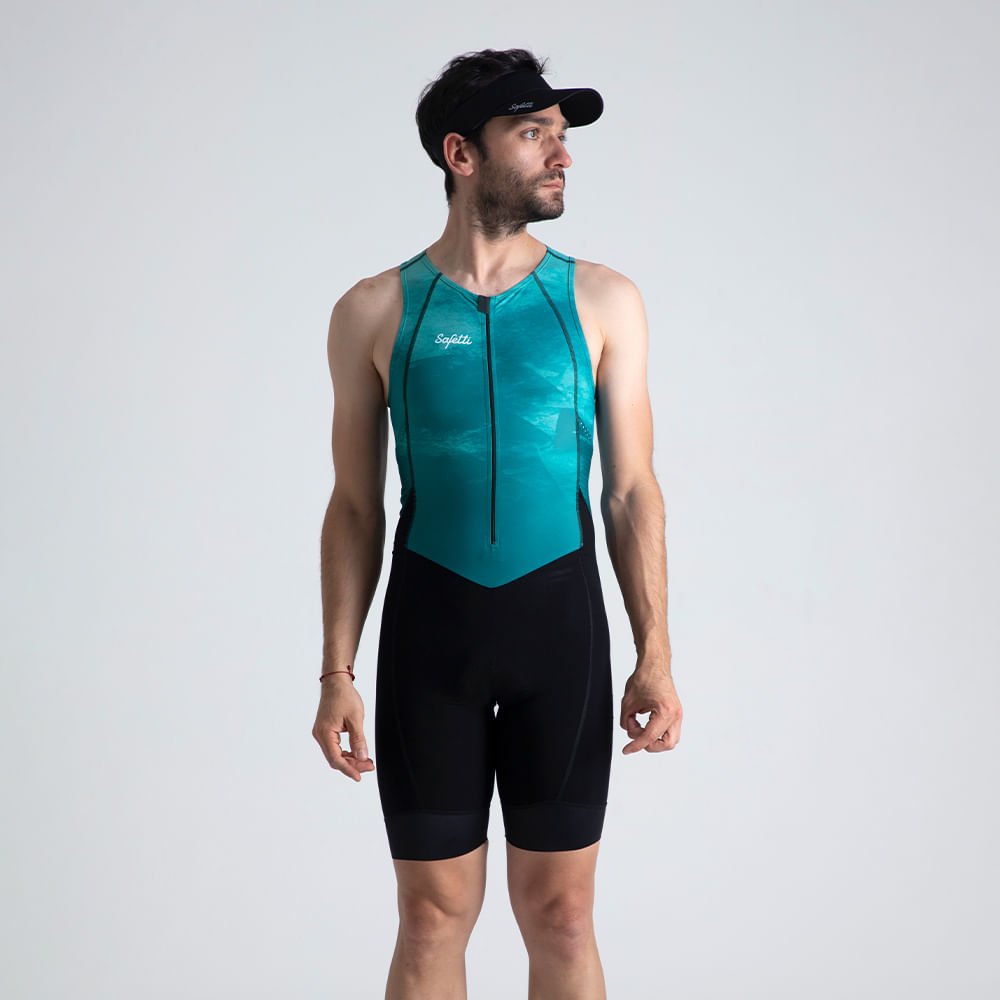 Pre-order - Elementare - Primitivo Verde - Triathlon Skinsuit. Men