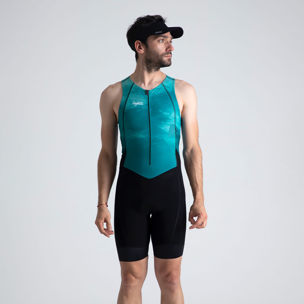 Preorder Elementare Primitivo Verde Triathlon Skinsuit. Men