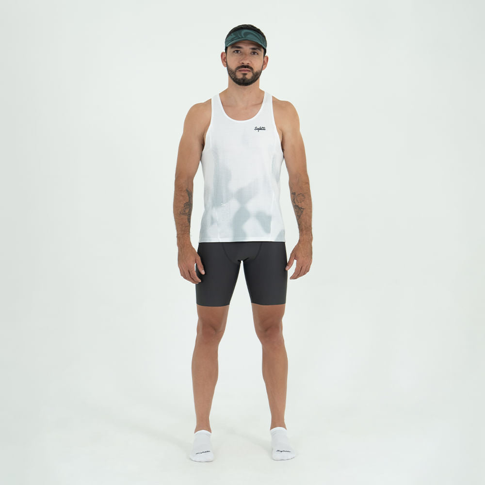 Pre-Order Speed Project - Diffuse White - Sleeveless Running To – Safetti USA