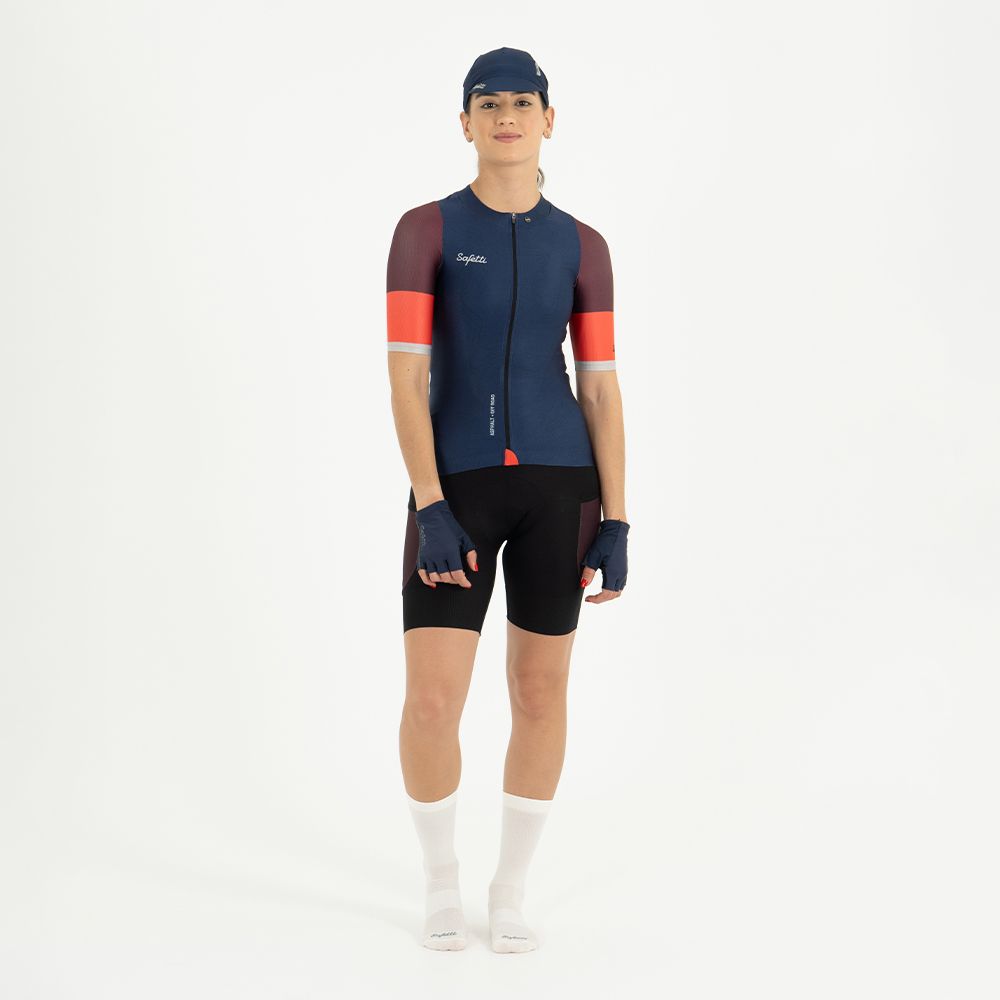 Pre-Order - Short USA - Gravel Uncover Thehill Jersey. Sleeve Safetti Women –