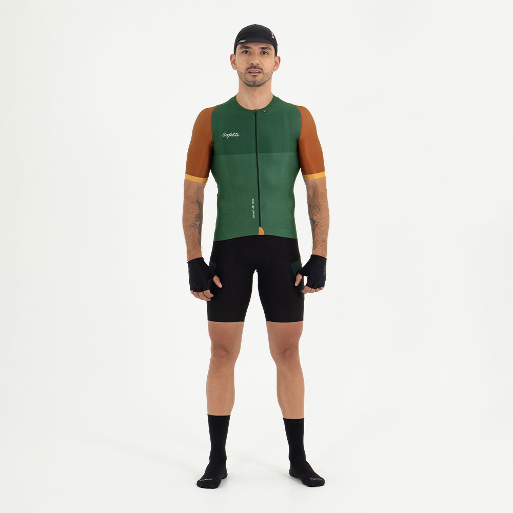 Pre-Order - Uncover Gravel - Forest Short Sleeve Jersey. Men