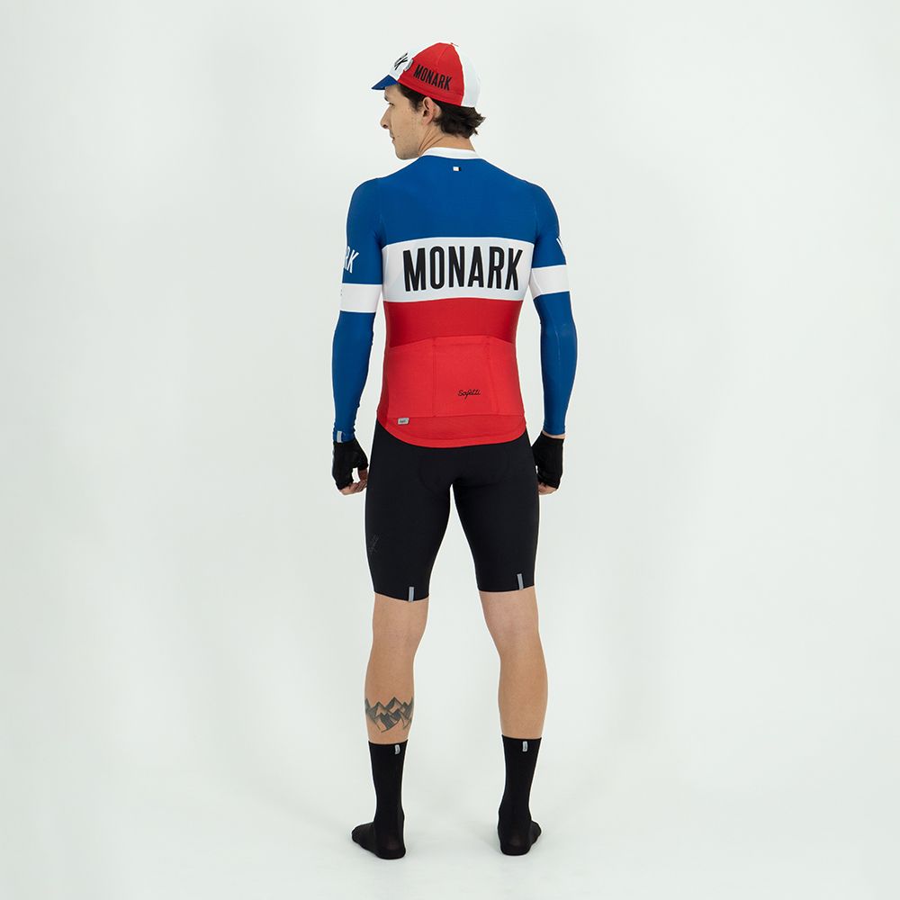 red cycling jersey men's