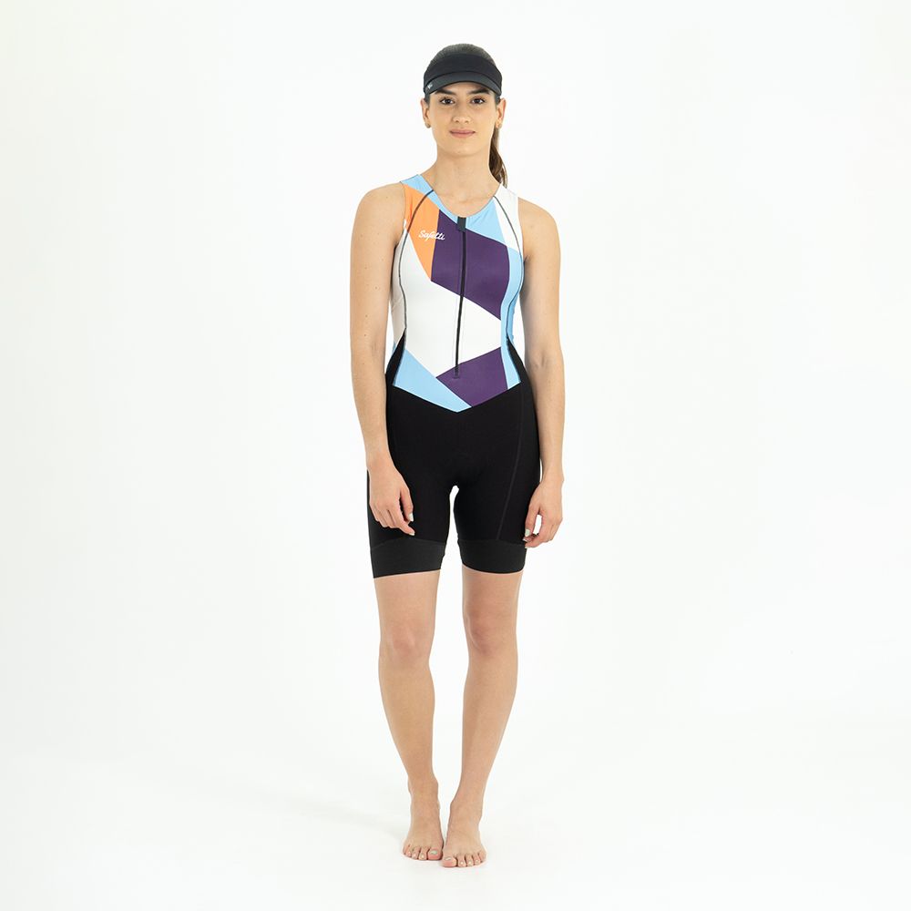 Pre-order - Slice - Aquaspeed - Mesh Lotto Triathlon Skinsuit. Women